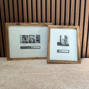 Threshold Natural Wood Frame Duo in Warm Brown